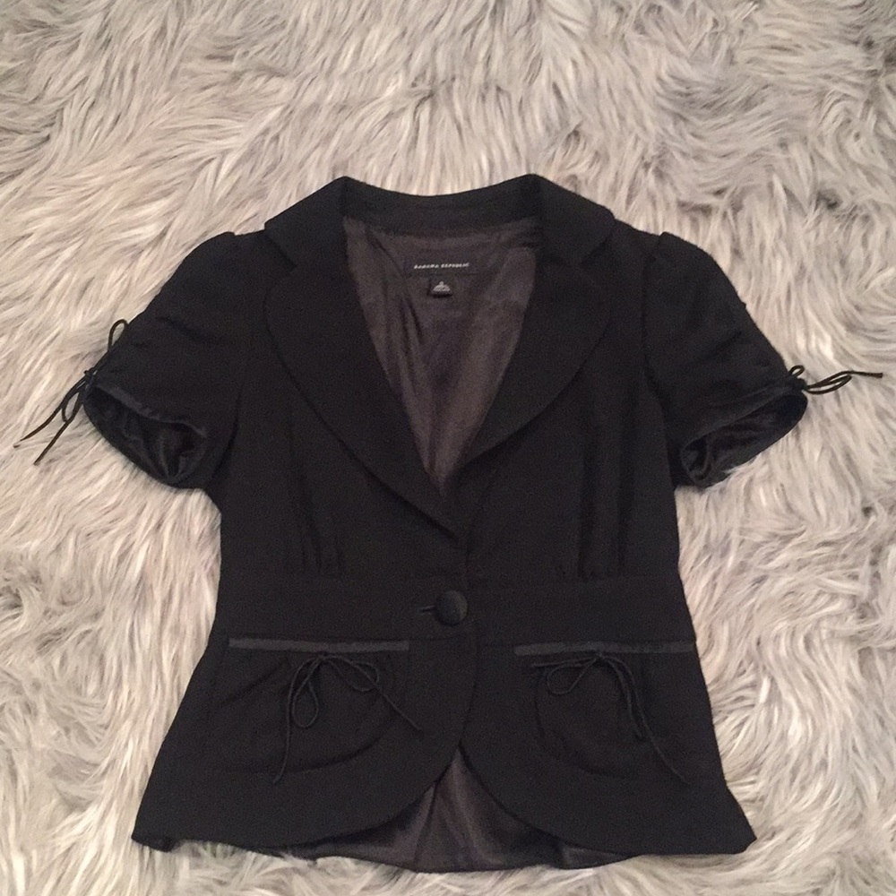 Banana Republic Short Sleeve Blazer